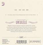 D'Addario EJ87C Titanium Ukulele Strings, Concert Product Image