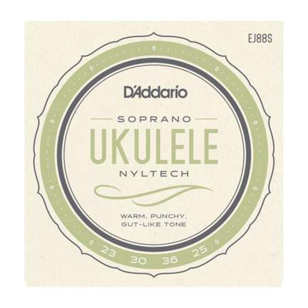 D'Addario EJ88S Nyltech Ukulele Strings, Soprano