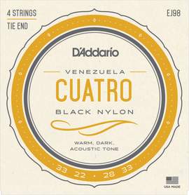 D'Addario EJ98 Cuatro-Venezuela Strings