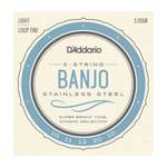 D'Addario EJS60 5-String Banjo Strings, Stainless Steel, Light, 9-20 Product Image