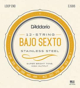 D'Addario - Bajo Sexto Stainless Steel