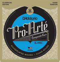 D'Addario EJ46C Pro-Arte Composite Classical Guitar Strings, Hard Tension