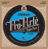 D'Addario: Pro-Arte Black Nylon - Hard Tension