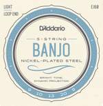 D'Addario EJ60 5-String Banjo Strings, Nickel, Light, 9-20 Product Image