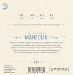 D'Addario EJ62 80/20 Bronze Mandolin Strings, Light, 10-34 Product Image
