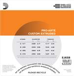 D'Addario EJ65B Pro-Arté Custom Extruded Nylon Ukulele Strings, Baritone Product Image