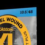 D'Addario EXL110+ Nickel Wound Electric Guitar Strings, Regular Light Plus, 10.5-48 Product Image