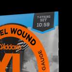 D'Addario EXL110-7 7-String Nickel Wound Electric Guitar Strings, Regular  Light, 10-59  Product Image