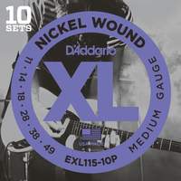 D'Addario EXL Nickel (10 Set Pack)