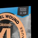 D'Addario EXL115w Nickel Wound Electric Guitar Strings, Medium/Blues-Jazz Rock, Wound 3rd, 11-49 Product Image