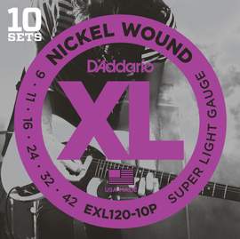 D'Addario EXL Nickel (10 Set Pack)