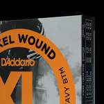 D'Addario EXL140-3D Nickel Wound Electric Guitar Strings, Light Top/Heavy Bottom, 10-52, 3 sets Product Image