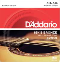 D'Addario EZ930 85/15 Bronze Acoustic Guitar Strings - 13-56