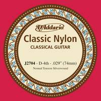 D'Addario J2704  Student Nylon Classical Guitar Single String, Normal Tension, Fourth String