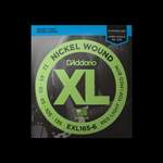 D'Addario EXL165-6 6-String Nickel Wound Bass Guitar Strings, Custom Light, 32-135, Long Scale Product Image