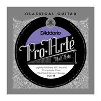 D'Addario LCX-3B Pro-Arte Lightly Polished Silver Plated Copper on Composite Core Classical Guitar Half Set, Extra Hard Tension