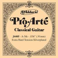 D'Addario J4405 Pro-Arte Nylon Classical Guitar Single String, Extra-hardTension, Fifth String