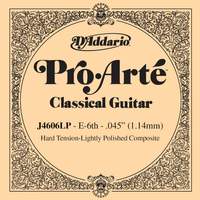 D'Addario J4606LP Pro-Arte Composite Classical Guitar Single String, Hard Tension, Sixth String