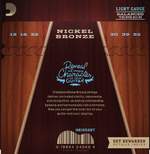 D'Addario NB1252BT Nickel Bronze Acoustic Guitar Strings, Balanced Tension Light, 12-52 Product Image
