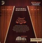 D'Addario NB13556BT Nickel Bronze Acoustic Guitar Strings, Balanced Tension Medium, 13.5-56 Product Image