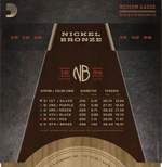 D'Addario NB1656 Nickel Bronze Acoustic Guitar Strings, Resophonic, 16-56 Product Image