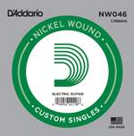 D'Addario NW046 Nickel Wound Electric Guitar Single String, .046 Product Image