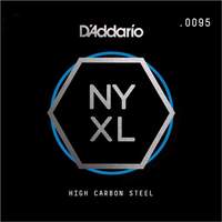D'Addario NYS0095 Single Plain Steel Guitar String, .0095