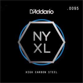 D'Addario NYS0095 Single Plain Steel Guitar String, .0095