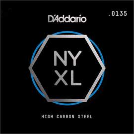 D'Addario NYS0135 Single Plain Steel Guitar String, .0135