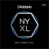 D'Addario NYS017 Single Plain Steel Guitar String, .017