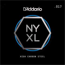 D'Addario NYS017 Single Plain Steel Guitar String, .017
