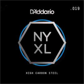 D'Addario NYS019 Single Plain Steel Guitar String, .019