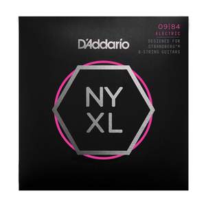 D'Addario NYXL0984SB Nickel Wound Strandberg 8-String Electric Guitar Strings, Super Light, 09-84