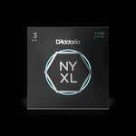 D'Addario NYXL1152 Nickel Wound Electric Guitar Strings, Medium Top / Heavy Bottom, 11-52, 3 Sets Product Image