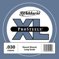 D'Addario PSB030 ProSteels Bass Guitar Single String, Long Scale, .030