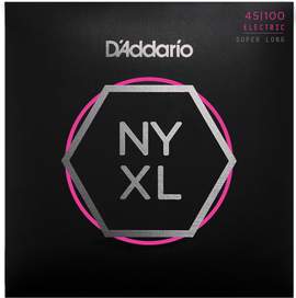 D'Addario NYXL45100SL Nickel Wound Bass Guitar Strings, Regular Light, 45-100, Super Long Scale