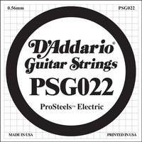 D'Addario PSG022 ProSteels Electric Guitar Single String, .022