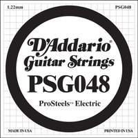 D'Addario PSG048 ProSteels Electric Guitar Single String, .048