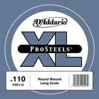 D'Addario PSB110 ProSteels Bass Guitar Single String, Long Scale, .110