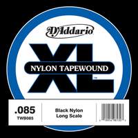 D'Addario TWB085 Nylon Tape Wound Bass Guitar Single String, .085
