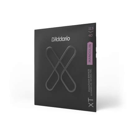 D'Addario XTM11540 XT Phosphor Bronze Mandolin Strings, Custom Medium, 11.5-40