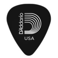 D'Addario Black Celluloid Guitar Picks, 25 pack, Light
