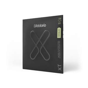 D'Addario XTJ0920 XT Nickel Plated Steel Banjo Stringsl, Light, 09-20