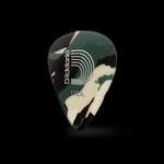 D'Addario Camouflage Celluloid Guitar Picks, 10 pack, Light Product Image