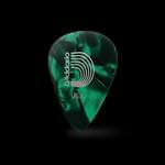 D'Addario Green Pearl Celluloid Guitar Picks, 10 pack, Medium Product Image