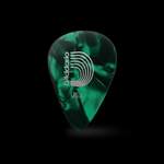 D'Addario Green Pearl Celluloid Guitar Picks, 25 pack, Medium Product Image