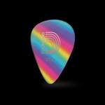 D'Addario Rainbow Celluloid Guitar Picks 25 pack, Medium Product Image