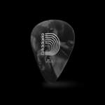 D'Addario Black Pearl Celluloid Guitar Picks, 25 pack, Light Product Image