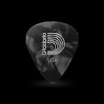 D'Addario Black Pearl Celluloid Guitar Picks, 10 pack, Heavy Product Image