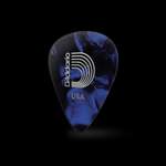 D'Addario Blue Pearl Celluloid Guitar Picks, 10 pack, Light Product Image